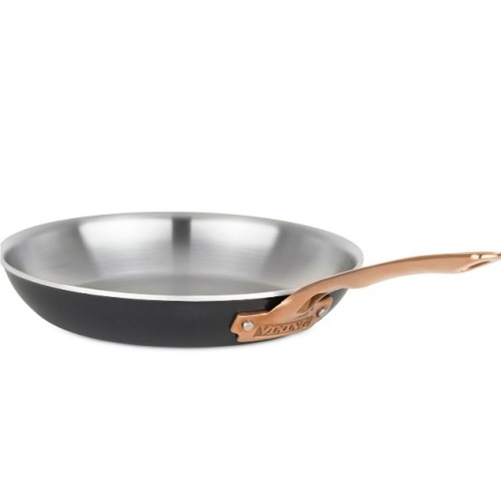 Viking 3-Ply Black & Copper Stainless Steel 8" Fry Pan